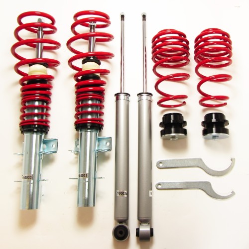 Redline Coilover Kit suitable for  Seat Ibiza and Cordoba type (6L) 1.2, 1.4, 1.4 TDi, 1.9SDi, 1.9TDi year 2002 - 2008